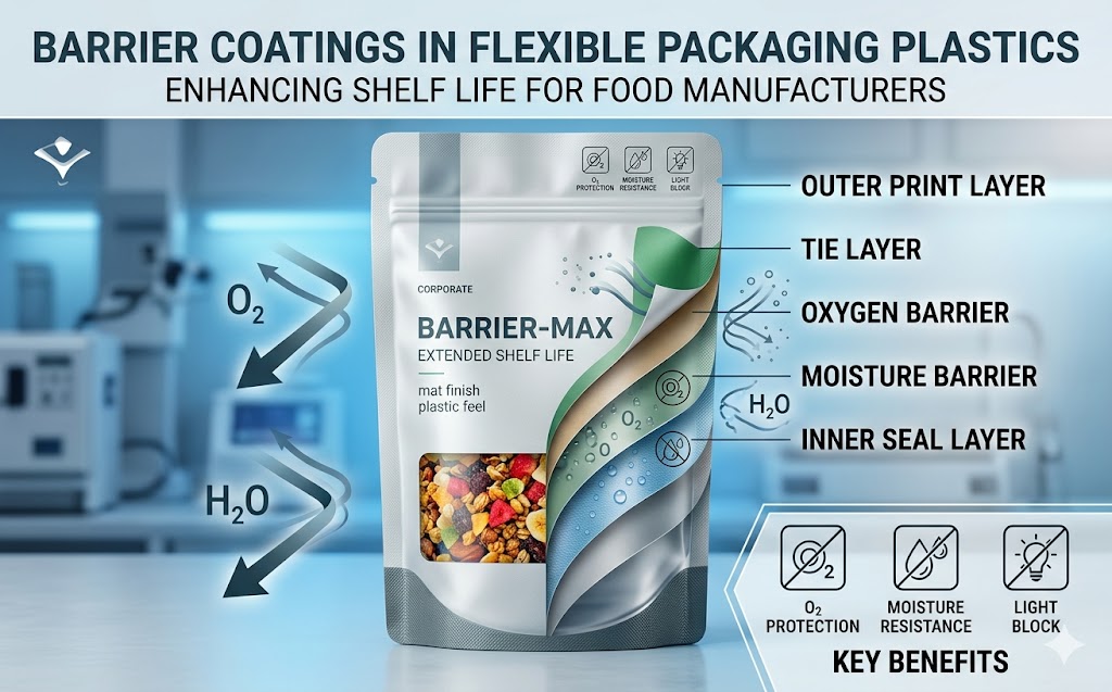 barrier coating in flexible packaging