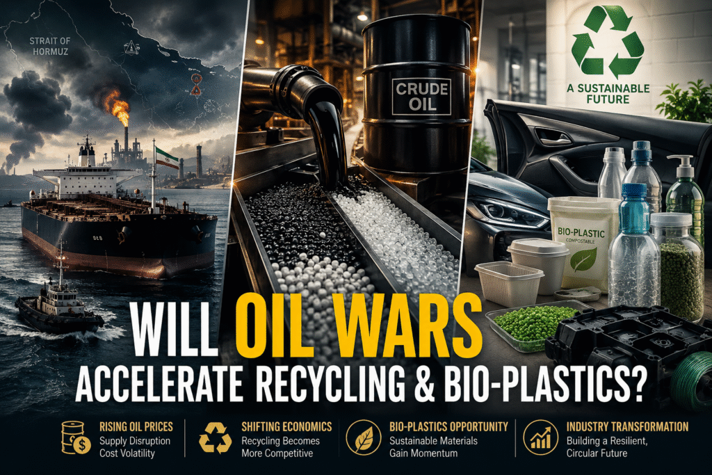 Will Oil Wars Trigger Recycling & Bio-Plastics Growth 2026 ? oil wars impact on recycling and bioplastics